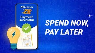 MobiKwik ZIP - Spend Now on your Bill Payments & just Pay Later! (Hindi- 20 Secs)