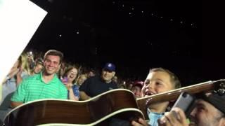 Brad Paisley Giving Max His Guitar - This Is Country Music - Jones Beach - 8/4/16