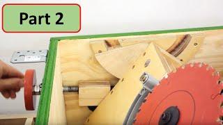 How to build a Table Saw with Simple Tools - Part 2: Trunnion Blade Tilt Mechanism