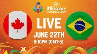 SEMI-FINALS: Canada v Brazil | Full Basketball Game | FIBA U18 Women's AmeriCup 2024
