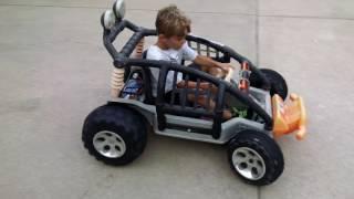 Ultimate powerwheels derby setup- extreme machine super fast