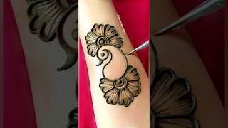 New easy stylish front hand mehndi design | simple mehndi | mehndi design | mehndi #shorts