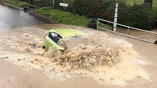 Waste of Police Time?! || Bedfordshire Flooding || Vehicles vs Floods compilation || #154