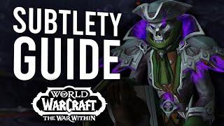 Subtlety Rogue Updated Guide For 11.1! Talents, Rotation, Gear, And More | The War Within