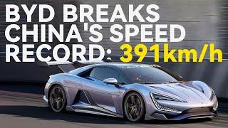 BYD Electric Supercar Breaks China's Speed Record