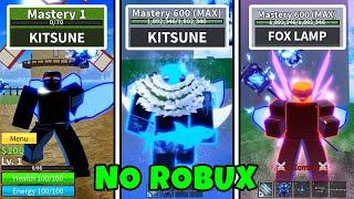 "NOOB TO PRO" get Kitsune Fruit and all Items without Robux | Unlocked Shark & Cyborg Full Awakening