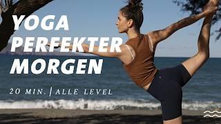 Yoga Morgenroutine für alle Level | Herzöffner & Balance | 20 Min. Perfekter Morgen ️