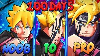 Spent 100 Days Going From Noob To BORUTO UZUMAKI In Shindo Life! | Rellgames