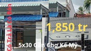 NHÀ GẦN CHỢ KẾ MỸ 5X30 CÁCH QL 301tỷ 850 0858,915,872