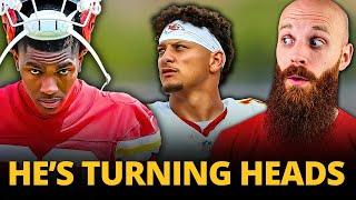 A new weapon is climbing the ranks at Chiefs minicamp...