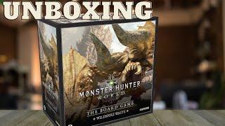 Wildspire Wastes Monster Hunter Board Game Unboxing