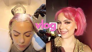 I DYED MY HAIR AGAIN - Bubblegum Pink Sophie Hannah Hair | VLOG