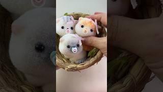 A nest of squishy kittens here #cute #squishy #kitten #kitty #satisfying #kawaii