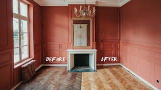 Restoring a 200 year old Chateau Parquet floor - Amazing transformation