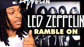 THIS NOT RAP!! FIRST TIME HEARING Led Zeppelin - Ramble On (REACTION)