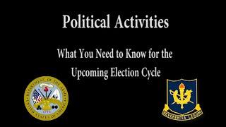 2020 Political Activities Training: What You Need to Know for the Upcoming Election