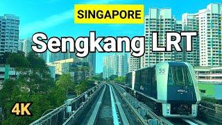 Singapore Light Rail Transit Ride | Singapore LRT Train Ride | Sengkang LRT Line Singapore