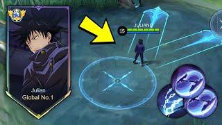 MID LANE JULIAN BEST COMBO 2024!! | MANIAC GAMEPLAY!! (must try) - MLBB