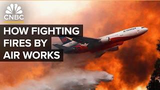 How Water Bombers, Old Commercial Planes And Helicopters Battle Wildfires