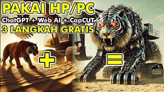 Cara Membuat Mutan Hybrid Animal MESIN Menggunakan AI di HP Android dan PC