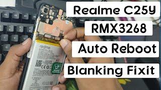 Realme C25Y RMX3268 Auto Reboot Blanking Fix / Gsm Tech Tips