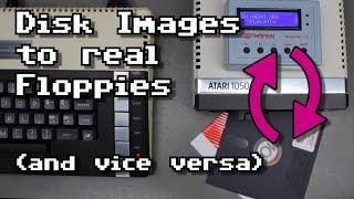 Copying Atari Disk Images to real Floppies