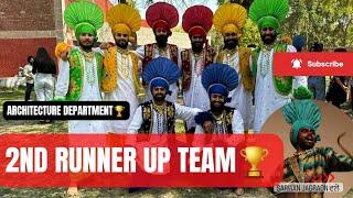 Jashan 2023 2nd runner up  Architecture department bhangra /Gndu bhangra / #bhangra #gndubhangra