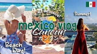 Mexico Vlog Cancun ️ summer, beach, pool, all-inclusive, summer, cocktails