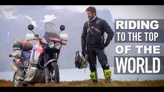 I fix an old motor bike and ride to the Arctic Circle 'The Warhorse' Honda XRV750 Africa Twin