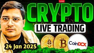 24 JAN London Session | Forex and Crypto Live Market Analysis | #ForexLive #crypto #tradersedge