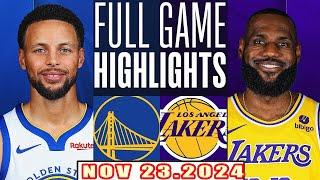 Los Angeles Lakers Vs Golden State Warriors FULL GAME Highlights Nov 22,2024 NBA Season 2024-25