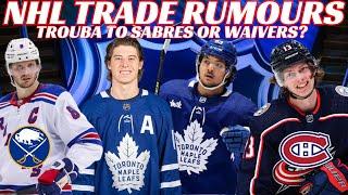 NHL Trade Rumours - Trouba to Sabres or Waivers? Leafs, Habs, CBJ, Preds & NYR Sign Schneider