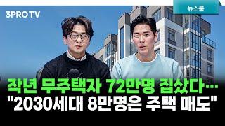 작년 무주택자 72만명 집샀다…"2030세대 8만명은 주택 매도" f. 류종은, 이주호 [삼프로 뉴스룸]