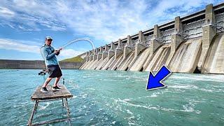 They FINALLY OPENED The Gates At This MASSIVE SPILLWAY!!! (Fish Went Crazy)