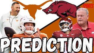 Texas continues to Roll... | Texas vs Arkansas PREDICTION | Steve Sarkisian | Sam Pittman