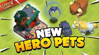 Hero Pets Explained! New Units in Clash of Clans!