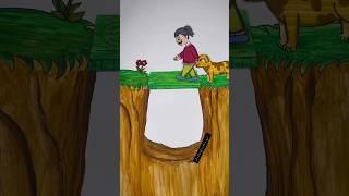 Animals know how to love ️ #drawing #art #animallover #shorts #youtubeshorts
