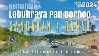 #jalan_b24 | Perjalanan dari Sandakan ke Ranau, Sabah | Kemajuan Lebuhraya Pan Borneo