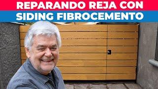 Cómo restaurar una reja con siding de fibrocemento