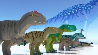 ALL Prehistoric Creatures: SIZE COMPARISON (Minecraft) Paleocraft