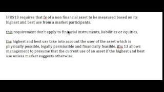 IFRS 13 JUNE 2016 QUESTION 2