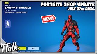 *NEW* SHIMMY WIGGLE & *FREE* EMOTICON! Fortnite Item Shop [July 27th, 2024] (Fortnite Chapter 5)