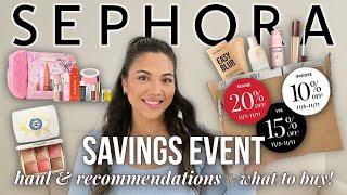 SEPHORA SAVINGS EVENT 2024 | haul, what to buy, must have viral makeup, skincare, fragrances