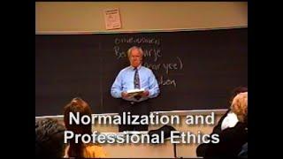 Bengt Nirje: Normalization and Professional Ethics