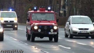 Verkehrsunfall - Alarmfahrt Einsatzkräfte Erlangen