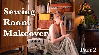 * Sewing Room Tour * -part 2 of Makeover