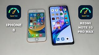 iPhone 8 Vs Redmi Note 10 Pro Max SPEED TEST