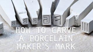 How to Make Your Own Pottery Maker's Mark