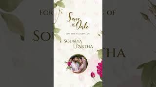 Stunning Save the date Video | Digital Wedding Invitation  #trending #reels #shorts #ytshorts