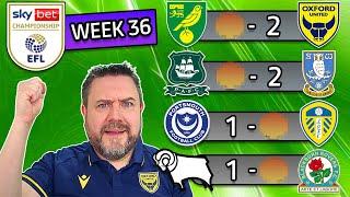 24/25 Championship - Week 36 Predictions - Norwich vs OUFC /  Pompey vs Leeds / Eustace vs Blackburn